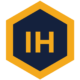 InsightHive logo: IH in a honeycomb hexagon